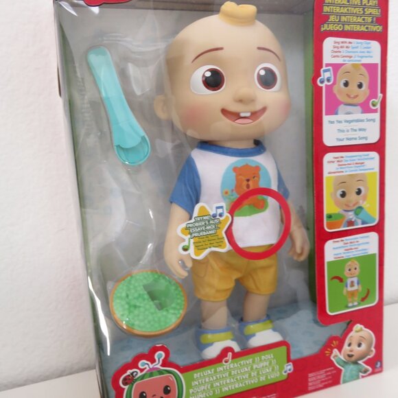 Cocomelon Official Deluxe Interactive JJ Doll With Sounds - Picture 3 of 8